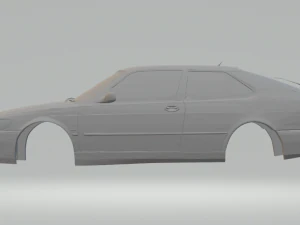 saab 9-3 aero coupe 3D Print Model