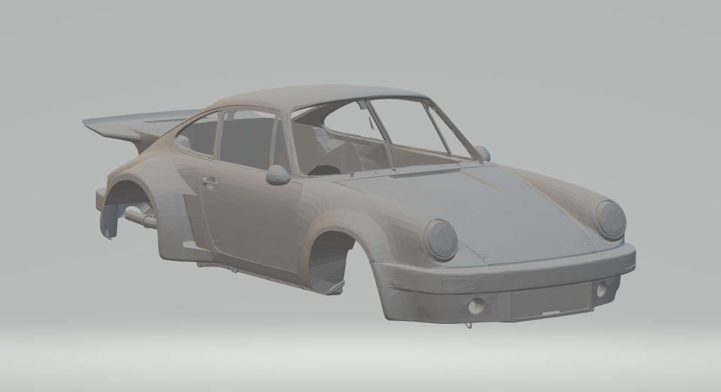 porsche 911 carrera rsr 3D in 3DExport