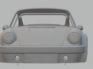 porsche 911 carrera rsr 3Dプリントモデル