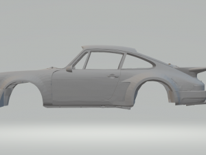 porsche 911 carrera rsr 3Dプリントモデル
