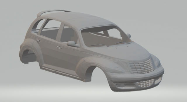 chrysler pt cruiser 3D in 3DExport