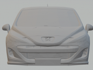 peugeot 308 3D Baskı Modeli