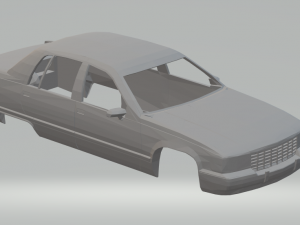 cadillac fleetwood brougham 93 Modelo de impresión 3D