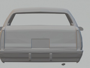 cadillac fleetwood brougham 93 3D Принт Модель