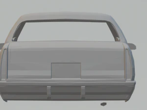 cadillac fleetwood brougham 93 3D Print Model