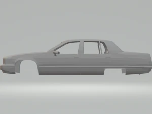 cadillac fleetwood brougham 93 3D Print Model