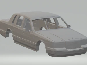Autovettura Lincoln del 1991 Modello di stampa 3D