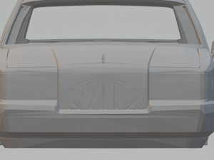 1991 lincoln towncar Modèles 3D en vedette