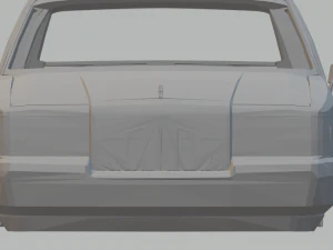 1991 lincoln towncar 3D Print Model