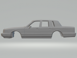 1991 lincoln towncar Modèles 3D en vedette
