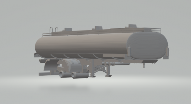 double truck semi trailer tank 3D Принт Модель .c4d .max .obj .3ds .fbx .stl .blend 