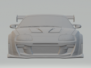toyota supra varis 3D Baskı Modeli