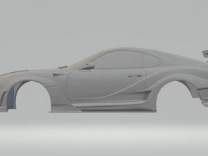 toyota supra varis 3D Baskı Modeli