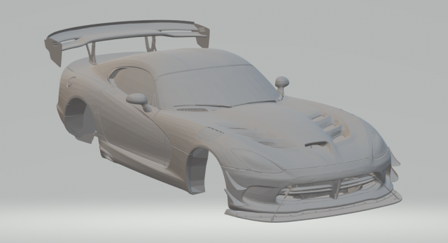 dodge viper acr extreme 3D-Druckmodell .c4d .max .obj .3ds .fbx .stl .blend 