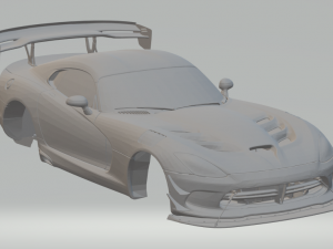 dodge viper acr extreme 3D प्रिंट मॉडल