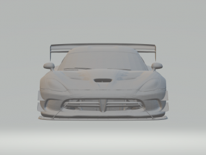 dodge viper acr extreme 3D-Druckmodell
