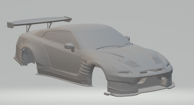 nissan gtr r35 bensopra f6 Modèles 3D en vedette .c4d .max .obj .3ds .fbx .stl .blend 