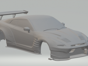 nissan gtr r35 bensopra f6 3D-printmodel
