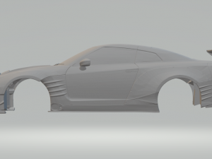nissan gtr r35 bensopra f6 Modèles 3D en vedette