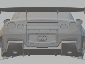 nissan gtr r35 bensopra f6 Modèles 3D en vedette