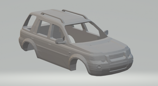 land rover freelander 3D printmodel .c4d .max .obj .3ds .fbx .stl .blend