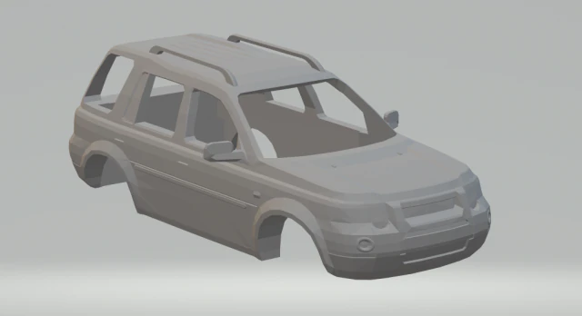 land rover freelander 3D Print Model .c4d .max .obj .3ds .fbx .stl .blend 