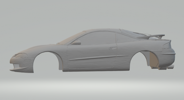 eagle talon 3D Baskı Modeli .c4d .max .obj .3ds .fbx .stl .blend 