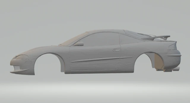eagle talon 3D Print Model .c4d .max .obj .3ds .fbx .stl .blend 