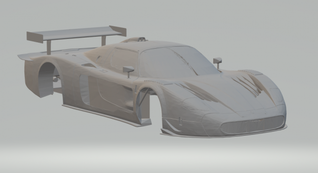maserati mc12 gtr 3D-printmodel .c4d .max .obj .3ds .fbx .stl .blend 