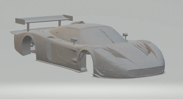 maserati mc12 gtr 3D Print Model .c4d .max .obj .3ds .fbx .stl .blend 