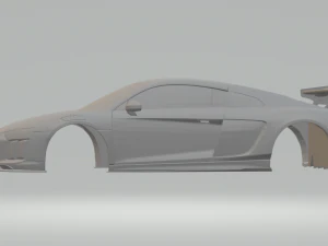 audi r8 widebody 3D Print Model