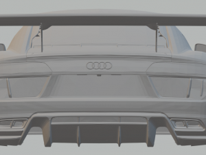 audi r8 widebody 3D Принт Модель