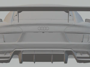 audi r8 widebody 3D Print Model