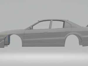 mitsubishi- galant vr4 3D-printmodel