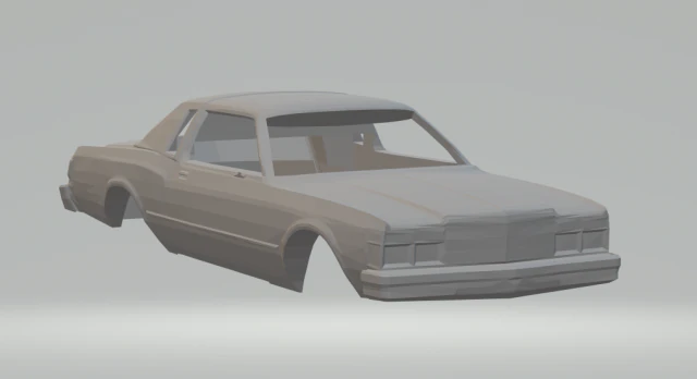 chrysler lebaron 3D Print Model .c4d .max .obj .3ds .fbx .stl .blend 