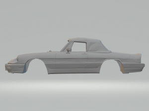 alfa romeo spider 1986 3D Print Model