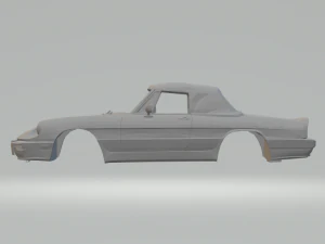 alfa romeo spider 1986 3D Print Model