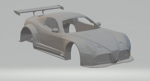 alfa romeo 8c-competizione Model do druku 3D .c4d .max .obj .3ds .fbx .stl .blend 