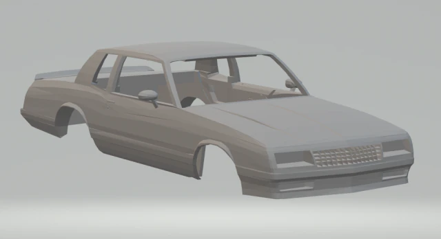 chevrolet monte carlo ss 3D Print Model .c4d .max .obj .3ds .fbx .stl .blend 