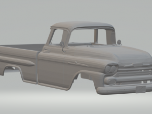 chevrolet apache Model Cetak 3D
