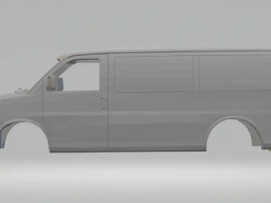 chevrolet express 3500 van cargo 3D Print Model