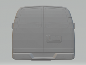 chevrolet express 3500 van cargo Modèles 3D en vedette