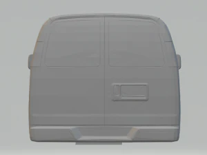 chevrolet express 3500 van cargo 3D Print Model