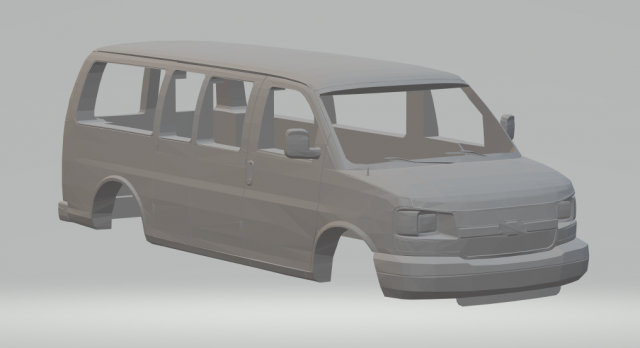 Chevrolet passenger van models sales