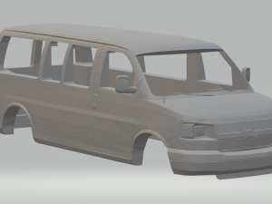 chevrolet 3500 express passenger van Modelo de impresión 3D