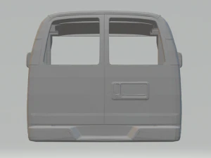 chevrolet 3500 express passenger van 3D Print Model