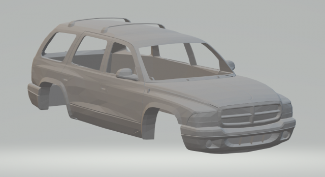 dodge durango 99 3D 打印模型 .c4d .max .obj .3ds .fbx .stl .blend