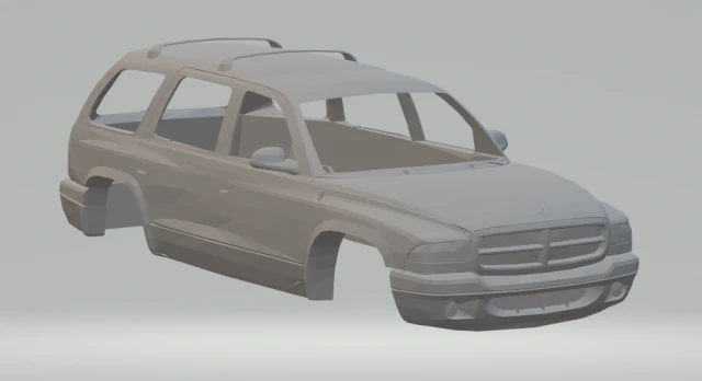 dodge durango 99 3D Print Model .c4d .max .obj .3ds .fbx .stl .blend 