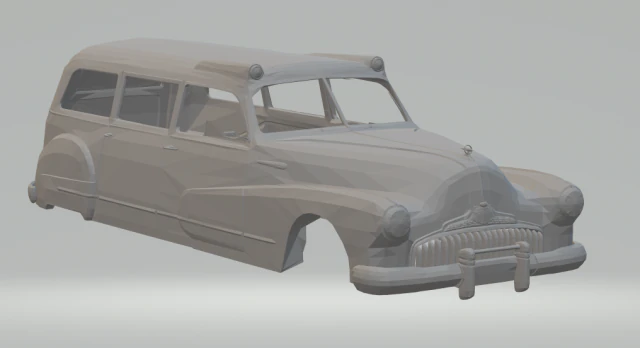 ambulancia buick Modelo de impresión 3D .c4d .max .obj .3ds .fbx .stl .blend