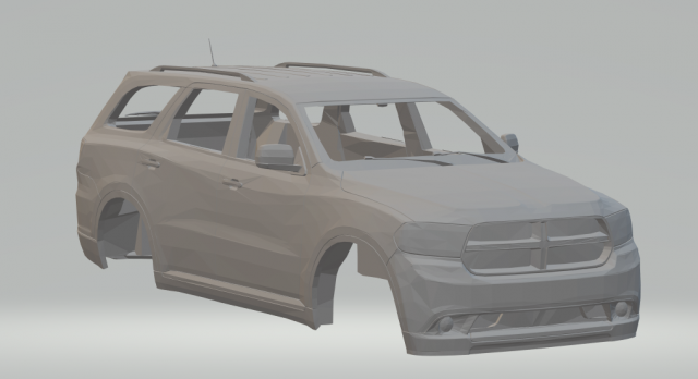 dodge durango Modello di stampa 3D .c4d .max .obj .3ds .fbx .stl .blend